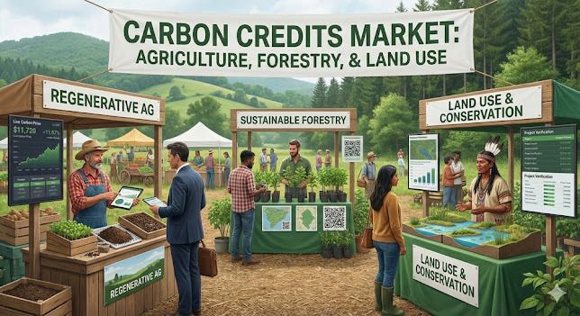 Carbon Credits Market for Agriculture, Forestry, and Land Use: Market Dynamics and Opportunities