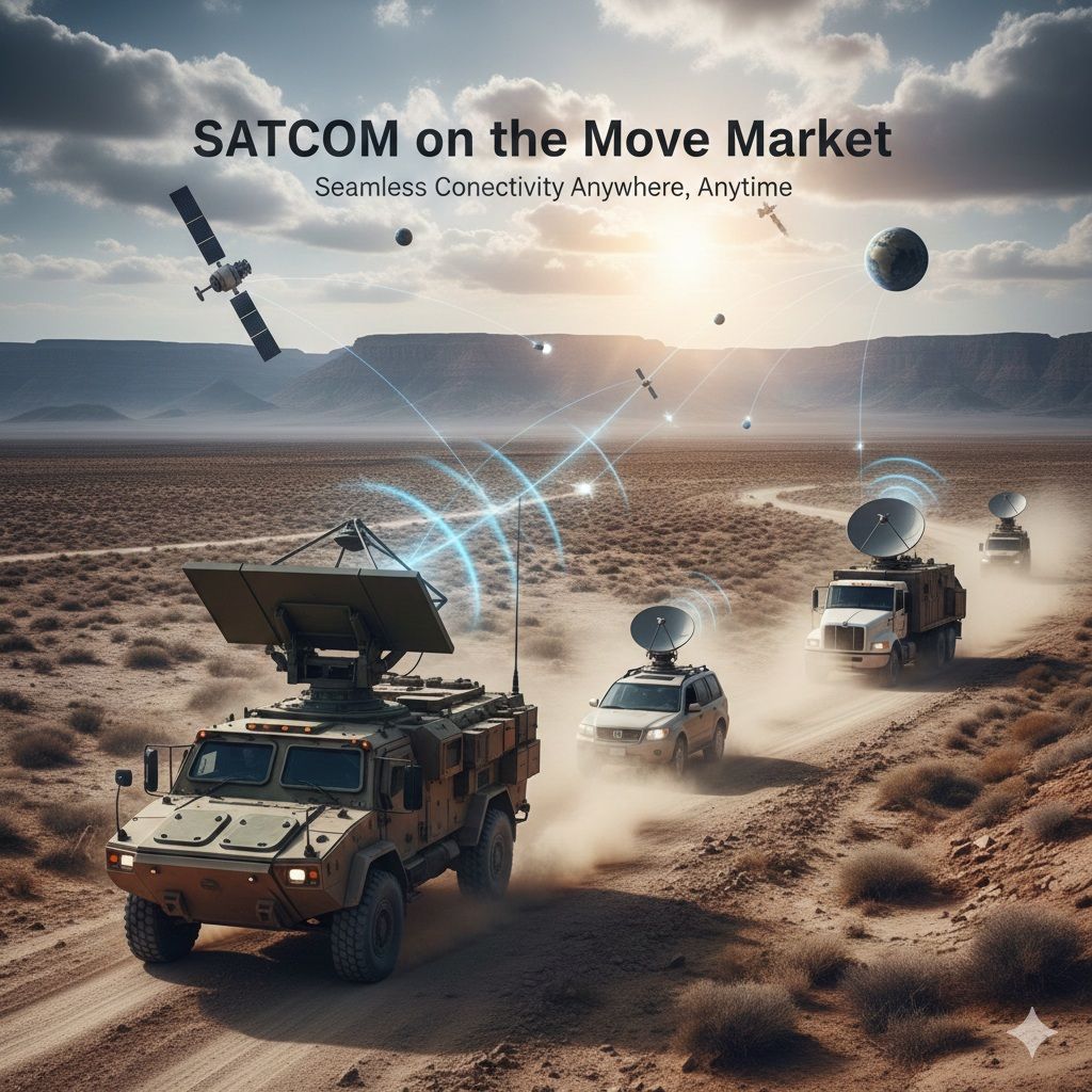 SATCOM on the Move Market Insights: Enabling Continuous Connectivity in Motion